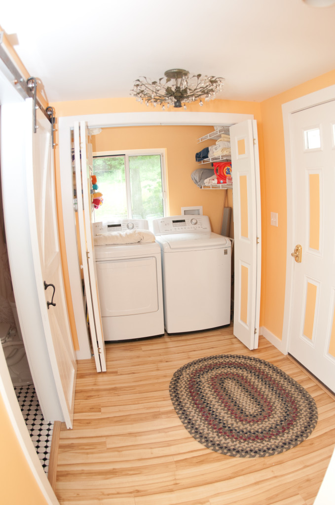 Arguably the best part - a washer and dryer.  You hardly have to pack a thing!